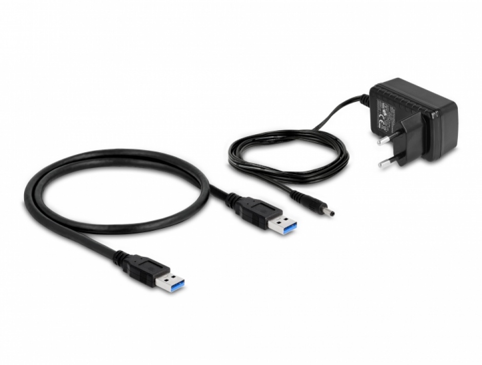 Imagine HUB USB 3.2 Gen 2 la 4 x USB-A + 1 x USB Fast Charging, Delock 64182
