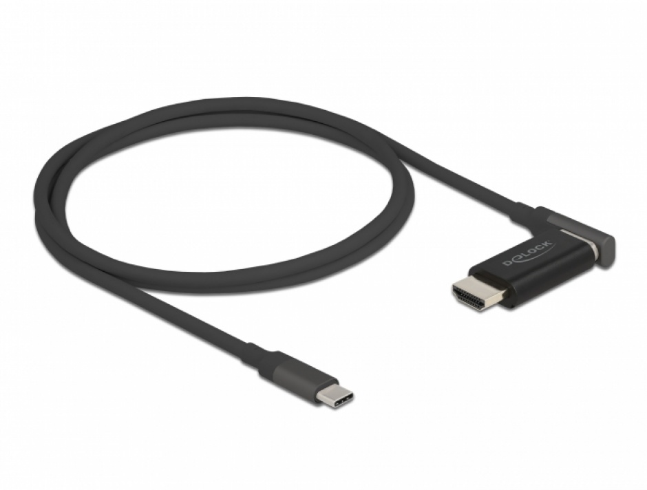 Imagine Cablu USB Type-C la HDMI 4K60Hz magnetic 1.2m, Delock 66685