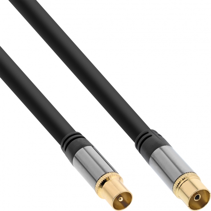 Imagine Cablu antena coaxial Premium T-M 110dB 0.5m, InLine IL69250P