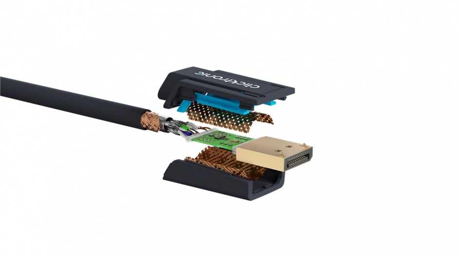 Imagine Cablu Displayport la HDMI T-T 3D 10m, Clicktronic