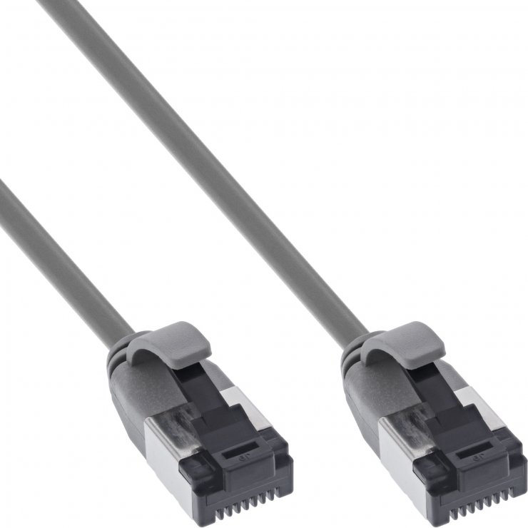 Imagine Cablu de retea RJ45 FTP Cat8.1 LSOH 10m Gri, InLine IL75300