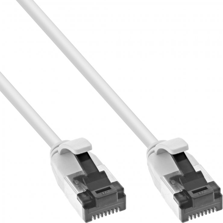 Imagine Cablu de retea RJ45 FTP Cat8.1 LSOH 0.25m Alb, InLine IL75312W