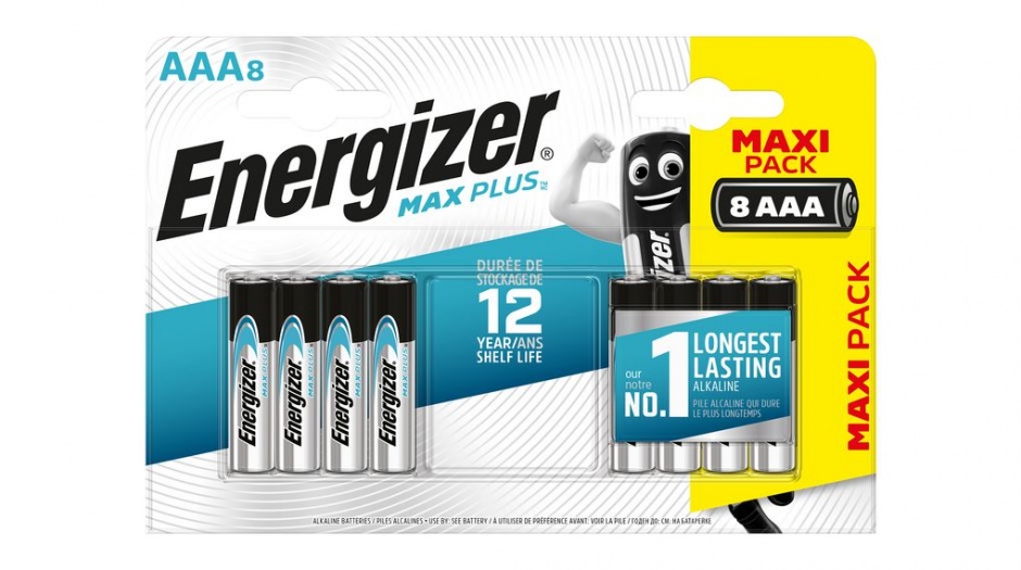 Imagine Set 8 baterii alkaline AAA MAX PLUS, Energizer E301322500