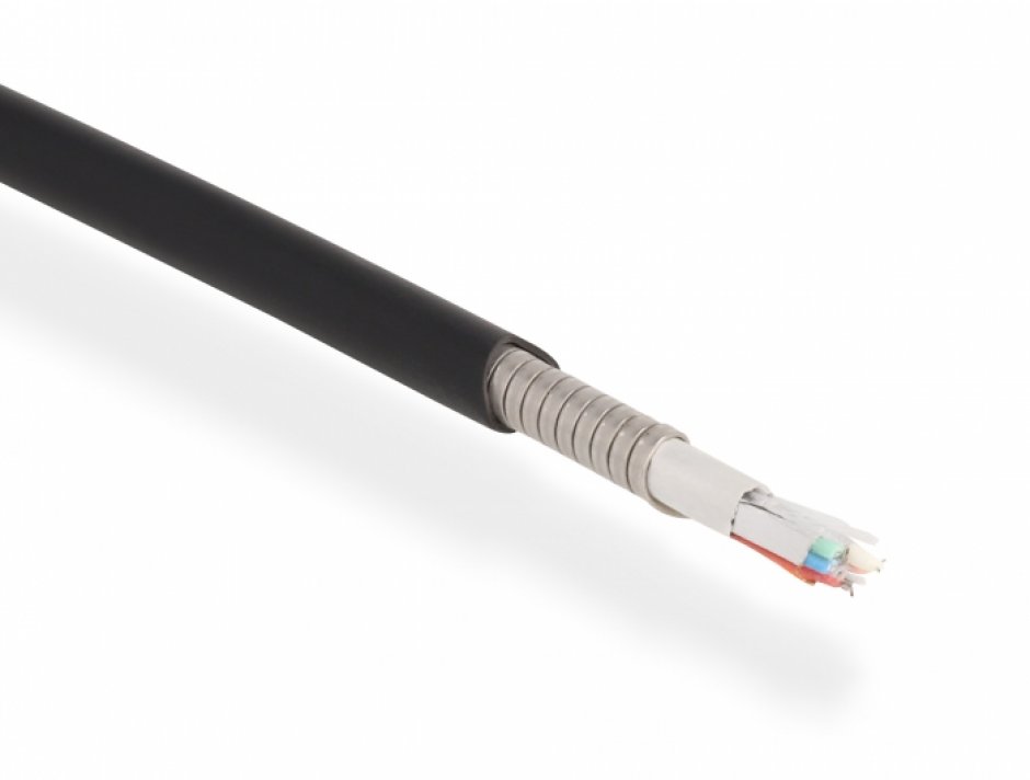 Imagine Cablu activ optic HDMI 8K60Hz cu protectie metalica T-T 20m, Delock 86030