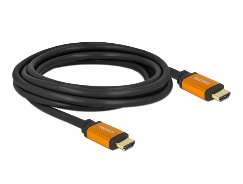 Imagine Cablu Ultra High Speed HDMI 8K60Hz T-T 3m Negru, Delock 86987