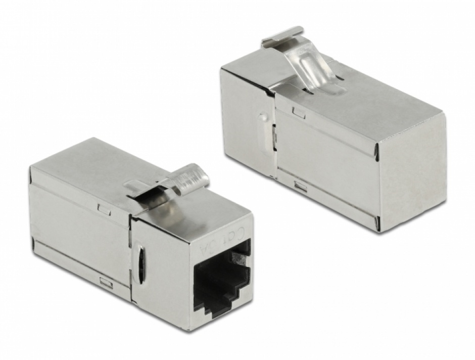 Imagine Modul keystone RJ45 Cat.6A STP unghi 90 grade, Delock 87142