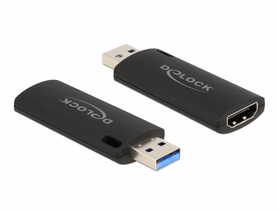 Imagine Placa de captura HDMI 4K30Hz la USB-A, Delock 88307