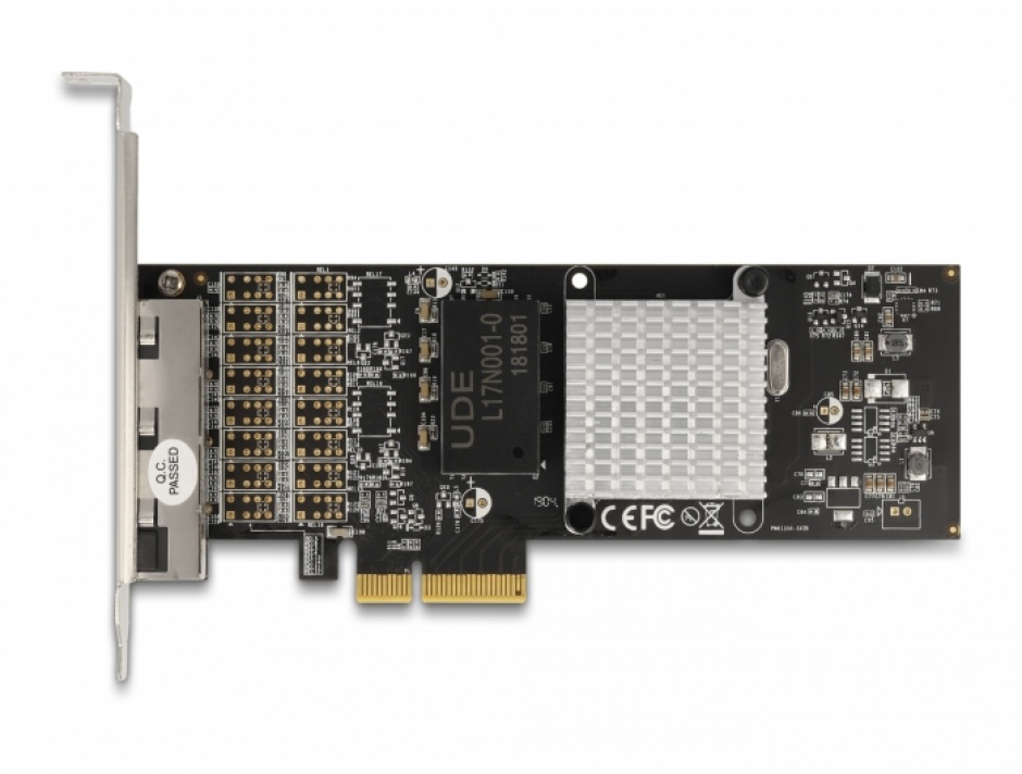 Imagine PCI Express la 4 x RJ45 Gigabit LAN i350, Delock 88606