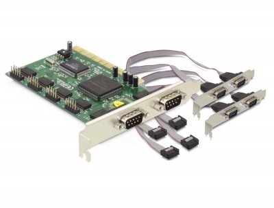 Imagine Placa PCI 6 x serial RS232, Delock 89075
