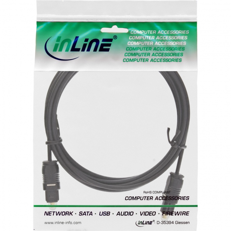 Imagine Cablu audio optic digital Toslink SPDIF 2m, Inline S-89922