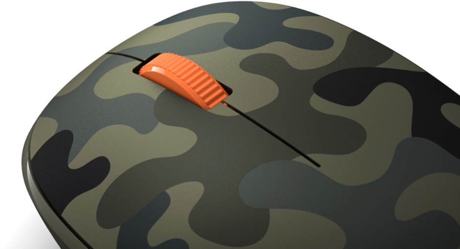 Imagine Mouse Bluetooth Camo Green, Microsoft 8KX-00032
