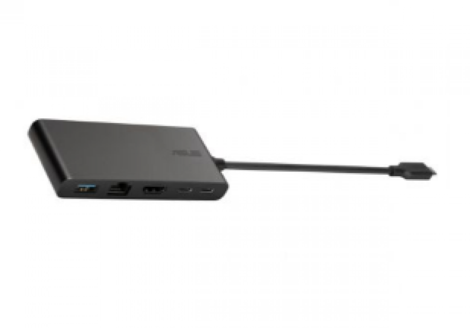 Imagine Docking station USB type C la HDMI 4K60Hz/USB-A/2xUSB type C/LAN Gigabit, ASUS 90XB07F0-BDS000