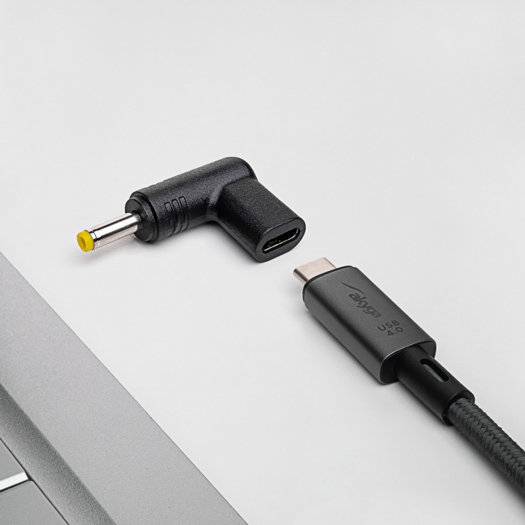 Imagine Adaptor alimentare USB type C la DC 3.5 x 1.3mm Lenovo M-T 18.5V-20V/100W, AK-ND-C04