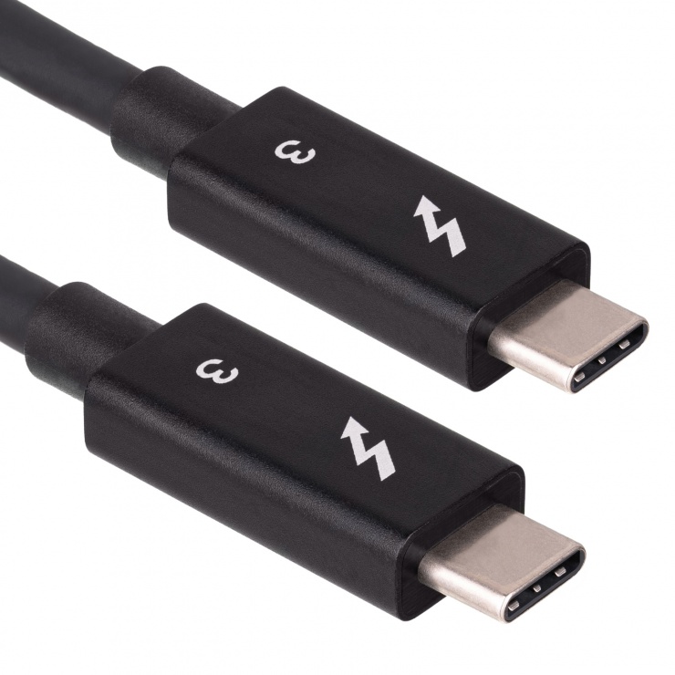 Imagine Cablu Thunderbolt 3 (USB type C) T-T 0.5m, AK-USB-33