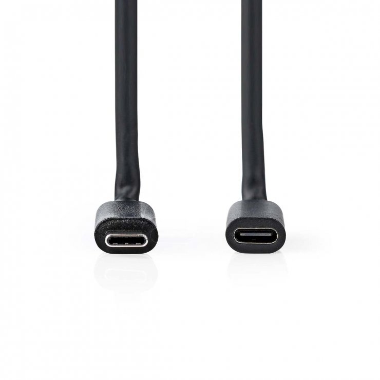Imagine Cablu USB 3.2 Gen1 type C 60W 4K60Hz T-T 1m, Nedis CCGL64010BK10