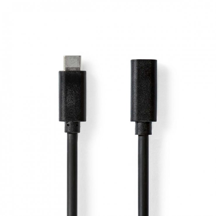 Imagine Cablu USB 3.2 Gen1 type C 60W 4K60Hz T-M 2m, Nedis CCGL64010BK20