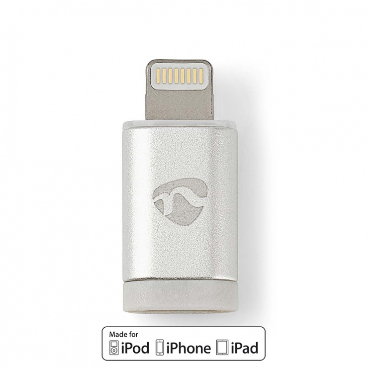 Imagine Adaptor micro USB la Apple Lightning M-T, Nedis CCTB39901AL