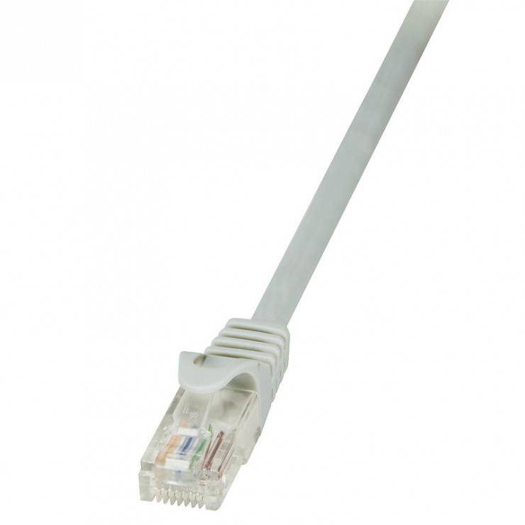 Imagine Cablu de retea RJ45 cat.5e UTP 1m Gri, Logilink CP1032U