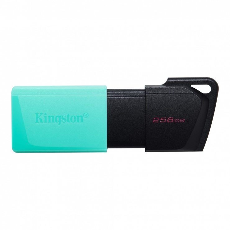 Imagine Stick USB 3.2 256GB DataTraveler Exodia M Negru/Verde, Kingston DTXM/256GB