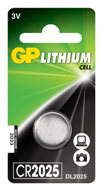 Imagine Baterie Litium CR2025 3V, GP Batteries GPPBL2025152