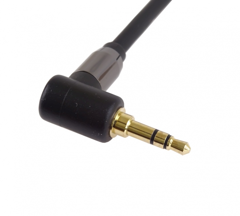 Imagine Cablu audio jack stereo 3.5mm T-T unghi 90 grade 5m, kjqmm5-90