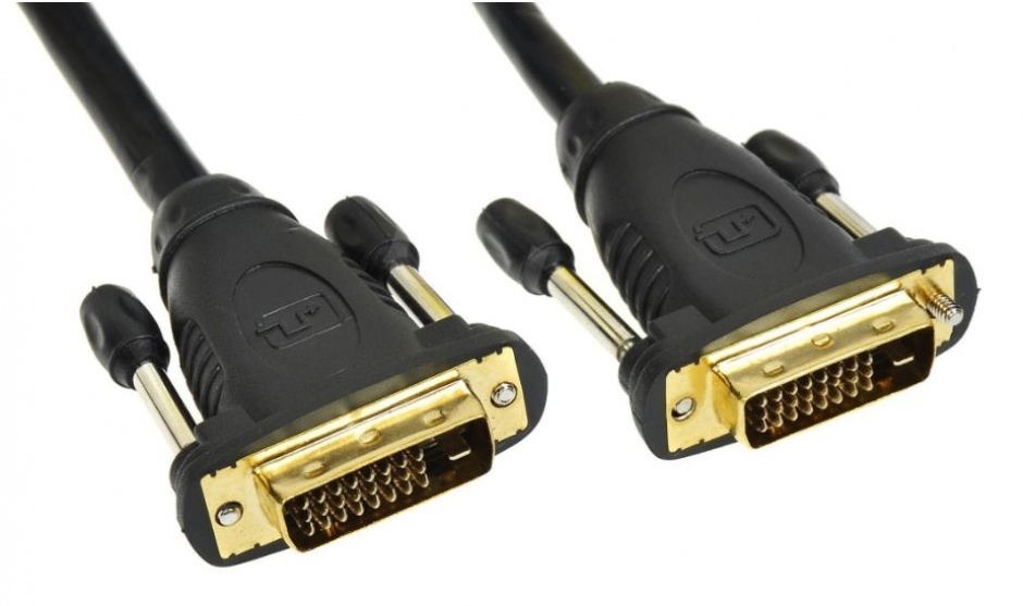 Imagine Cablu DVI-D Dual Link 24+1 pini T-T 2m Negru, KPDVI2-2