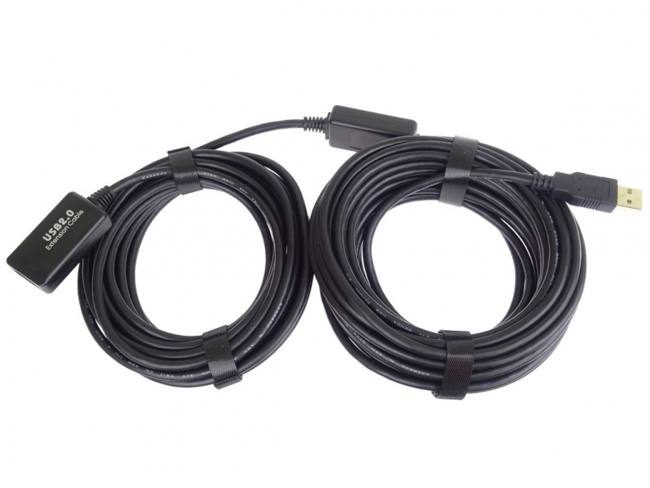Imagine Cablu prelungitor activ USB 2.0 T-M 25m, ku2rep25