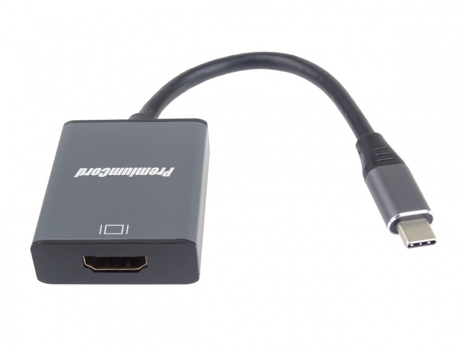 Imagine Adaptor USB type C la HDMI 4K30Hz + alimentare, ku31hdmi21