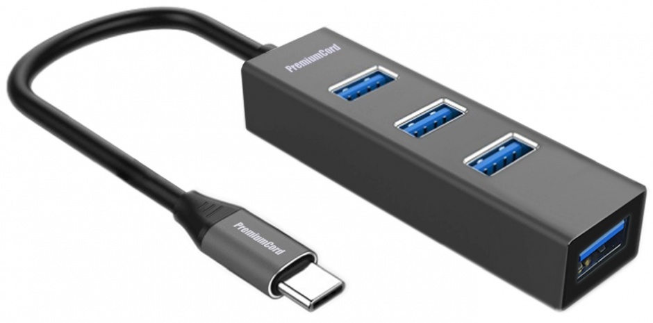 Imagine HUB USB 3.1 type C la 4 x USB-A 0.15m, ku31hub09