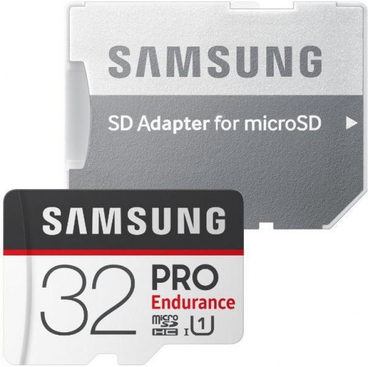 Imagine Card de memorie micro SD 32GB clasa 10 PRO Endurance, Samsung MB-MJ32GA/EU