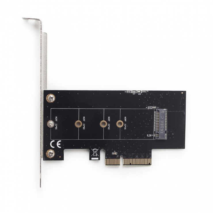Imagine PCI Express la 1 x M.2 NVMe, Gembird PEX-M2-01