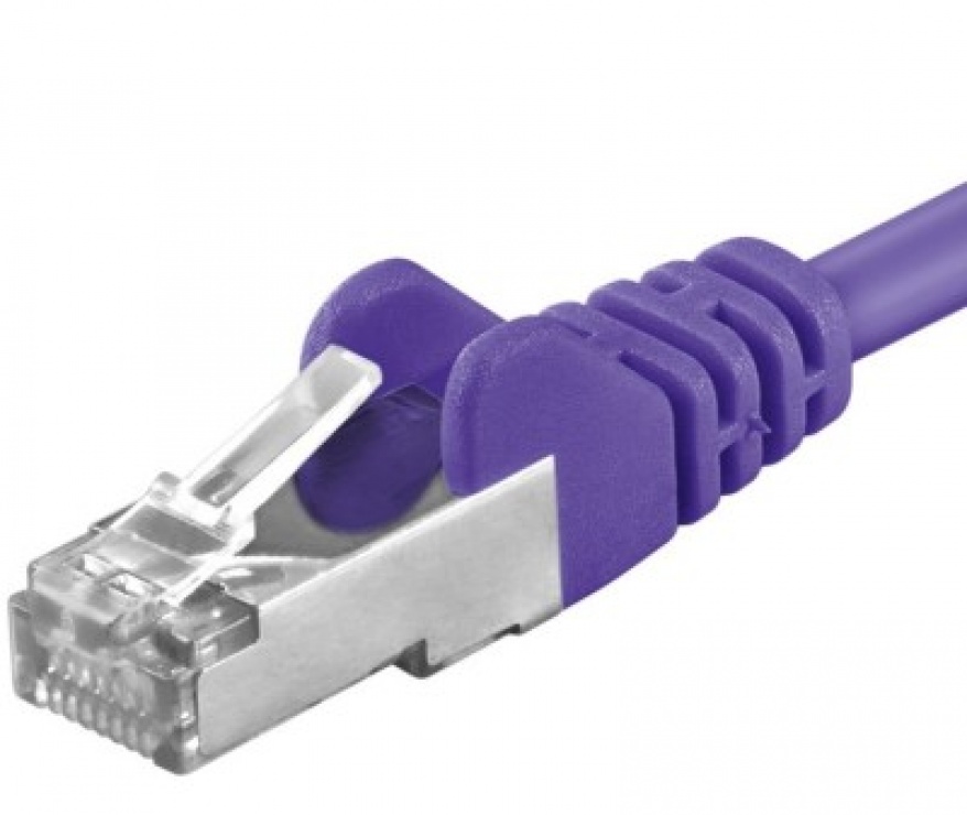 Imagine Cablu de retea RJ45 cat 6A SFTP 2m Mov, sp6asftp020V
