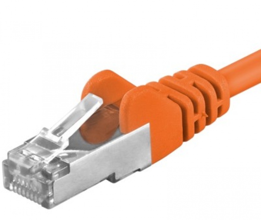 Imagine Cablu de retea RJ45 cat 6A SFTP 10m Orange, sp6asftp100E