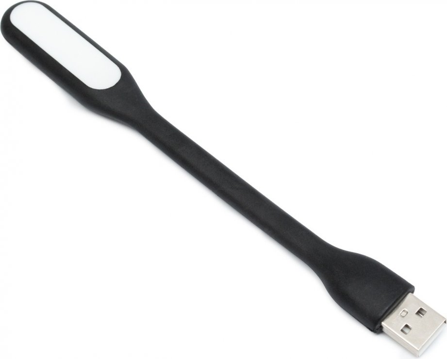 Imagine Lampa LED flexibila USB pentru notebook, Spacer SPL-LED-BK