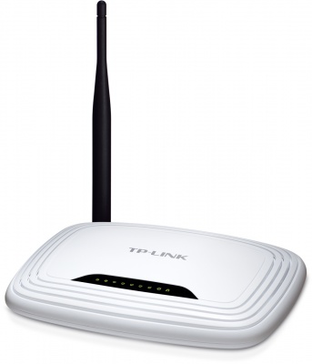 Imagine Router 4 porturi Wireless N 150Mbps, TP-LINK TL-WR741ND