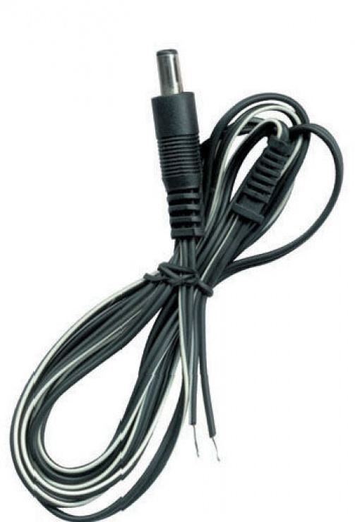 Imagine Cablu de alimentare DC 2.1x5.5mm la fire deschise 1.2m, URZ1201-1