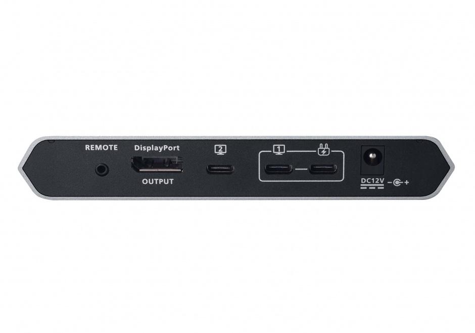 Imagine KVM Dock Switch 2 porturi 4K DisplayPort USB-C cu PD, ATEN US3311