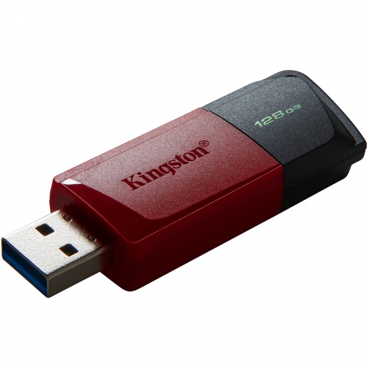 Imagine Stick USB 3.2 128GB DataTraveler Exodia M Negru/Rosu, Kingston DTXM/128GB