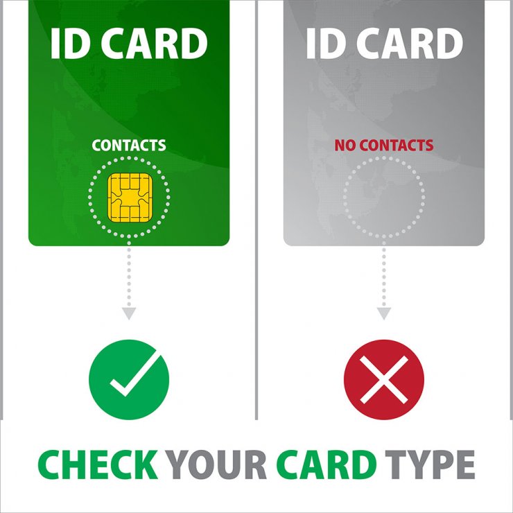 Imagine Cititor electronic carti de identitate Smart Card USB 2.0, CRE-SMPA