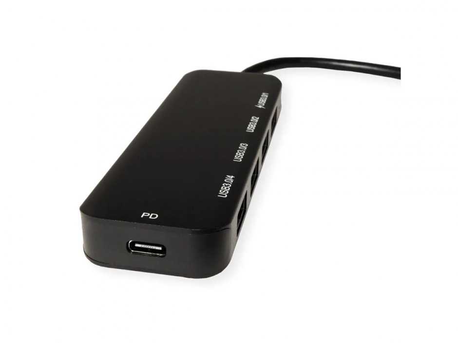 Imagine HUB USB-C 3.2 Gen 1 la 4 x USB-A + PD, Value 14.99.5038