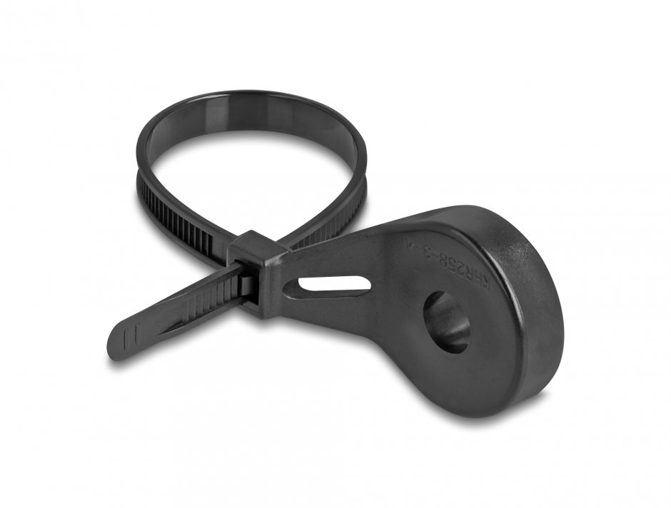 Imagine Set 100 buc bride cu prindere 180x6mm Negru , Delock 18915