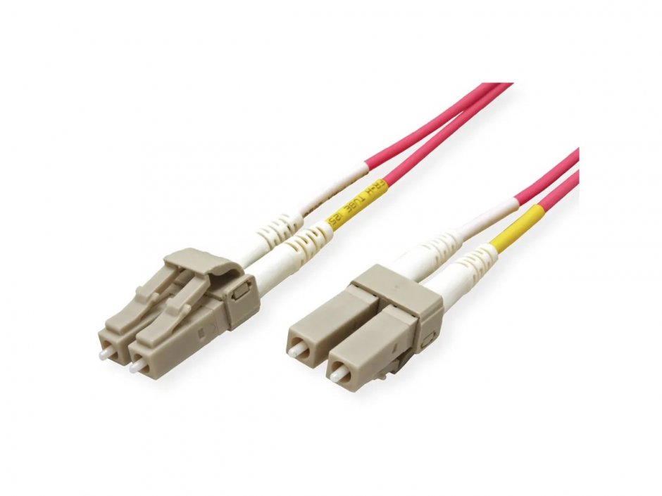 Imagine Cablu fibra optica LC - LC OM4 conector Low Loss 2m, Roline 21.15.8852