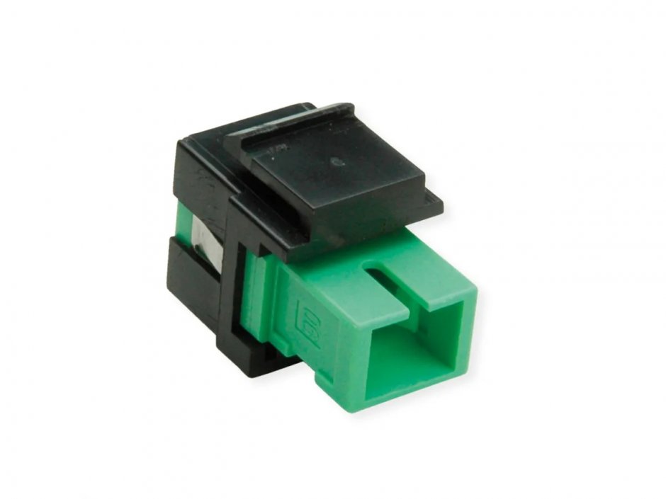 Imagine Keystone fibra optica SC Simplex APC Singlemode OS2, Roline 21.17.0052