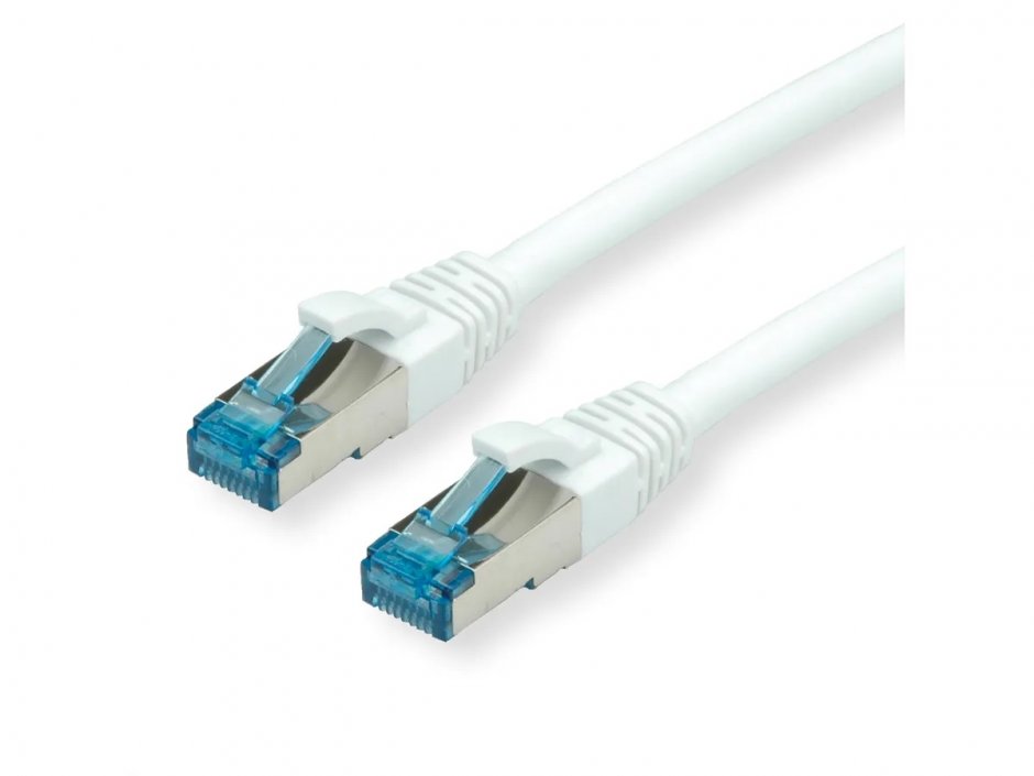 Imagine Cablu de retea RJ45 cat.6A LSOH Alb 0.15m, Value 21.99.1985