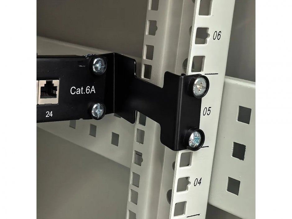 Imagine Set 2 buc extensie adancime cabinet 19" 1U metal 101.5mm, Value 26.99.0421