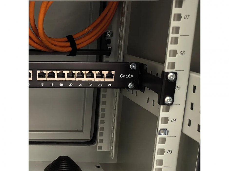 Imagine Set 2 buc extensie adancime cabinet 19" 1U metal 151.5mm, Value 26.99.0422