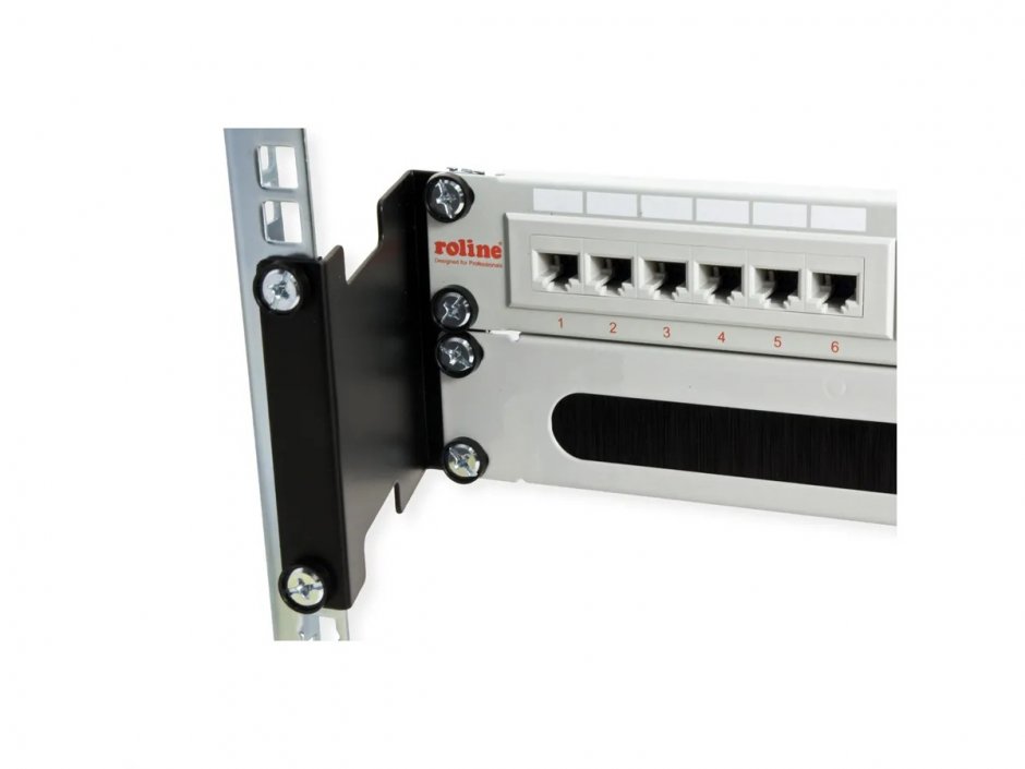 Imagine Set 2 buc extensie adancime cabinet 19" 2U metal 101.5mm, Value 26.99.0423