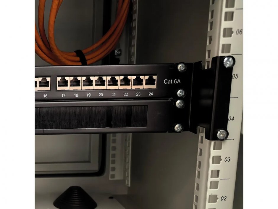 Imagine Set 2 buc extensie adancime cabinet 19" 2U metal 101.5mm, Value 26.99.0423