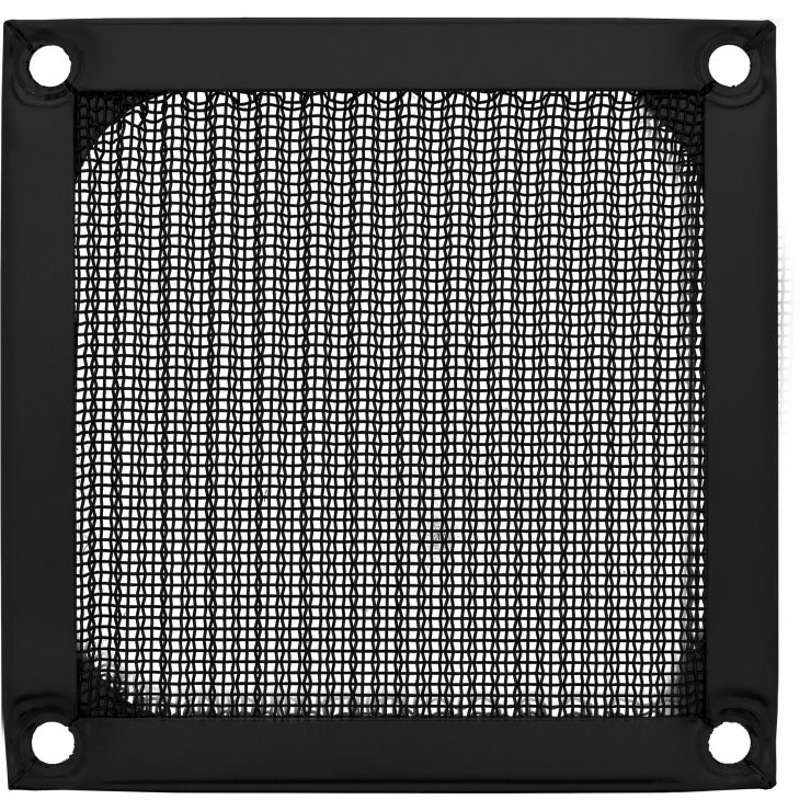 Imagine Filtru aluminiu pentru ventilator 80x80mm Negru, InLine IL33378S