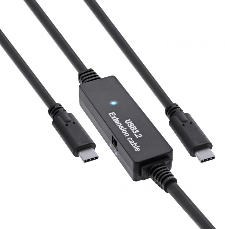 Imagine Cablu activ USB 3.2 Gen1 type C T-T 5m, InLine IL35670C